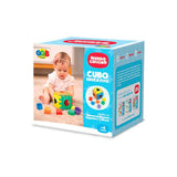 Cubo Educativo GGB – Brinquedo Pedagógico Infantil | Desenvolvimento Motor e Cognitivo | 14cm Plástico Seguro