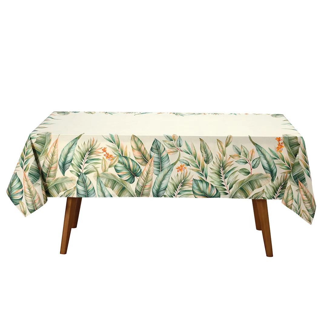 Toalha de Mesa Retangular 1,60 m × 2,70 m – Döhler Clean Renova Estampado Digital “Hércules D” – 50% Algodão / 50% Poliéster – Tecnologia Döhler Clean contra manchas