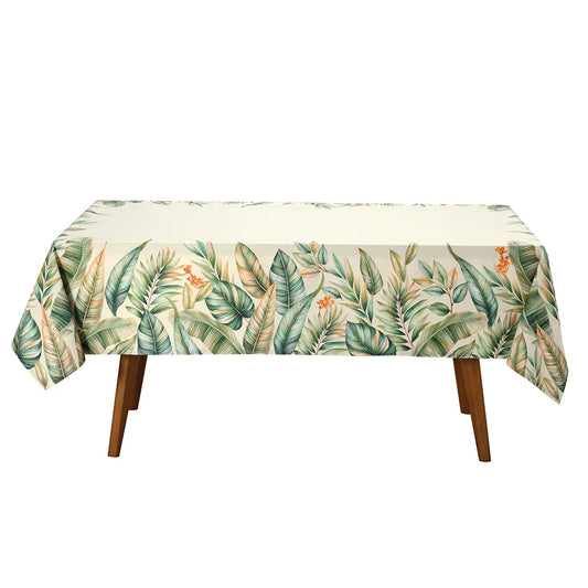 Toalha de Mesa Retangular 1,60 m × 2,70 m – Döhler Clean Renova Estampado Digital “Hércules D” – 50% Algodão / 50% Poliéster – Tecnologia Döhler Clean contra manchas