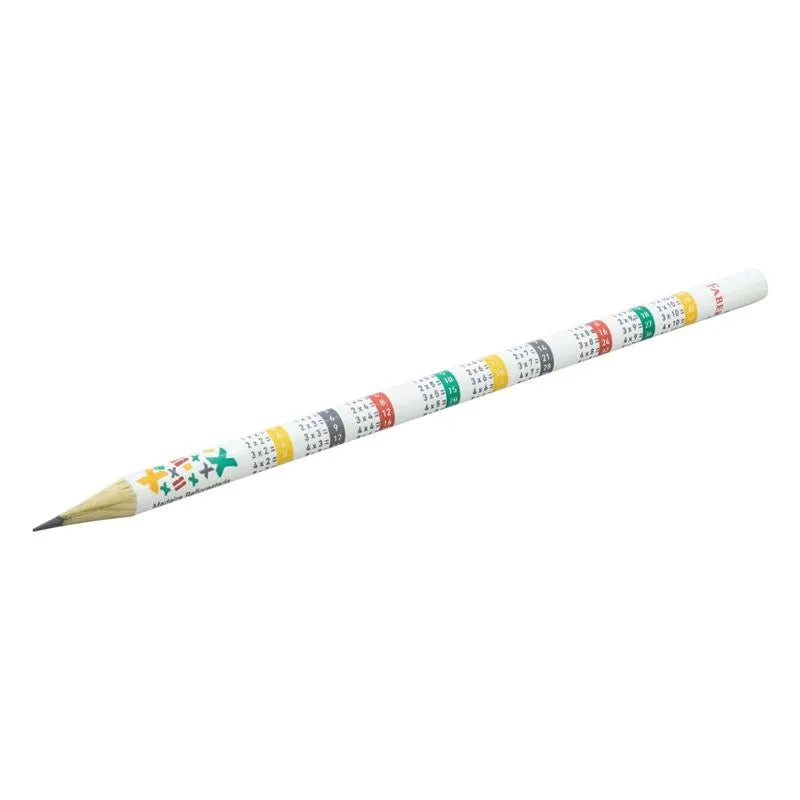 Lápis de Escrever Redondo Grafite Preto com Tabuada Ecolápis | Faber-Castell