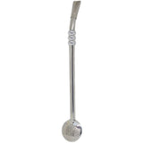 Bomba de Chimarrão Aço Inox 3 Anéis 23 cm | Garibaldi