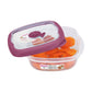 Pote Quadrado Plástico Sanremo 920ml – com Tampa