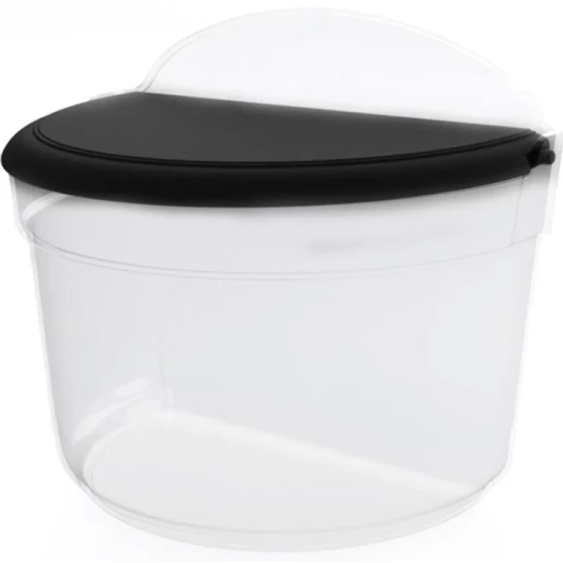 Saleiro Utility Home 500g (14 × 9 × 11,5 cm) – Acrílico com Tampa