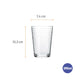 Conjunto 6 Copos Vidro 265 ml Ginga – Nadir Figueiredo | Elegância e Versatilidade