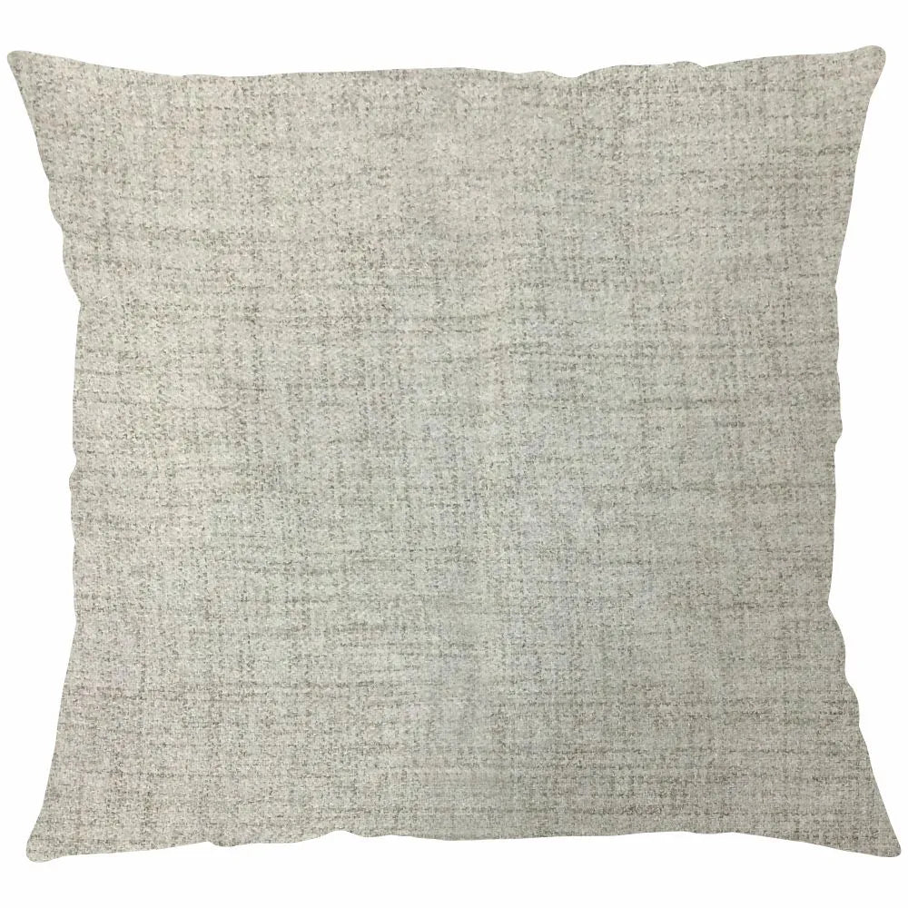 Capa para Almofada 43×43 cm Piemonte - Chumbo, Linho & Bege | Niazitex