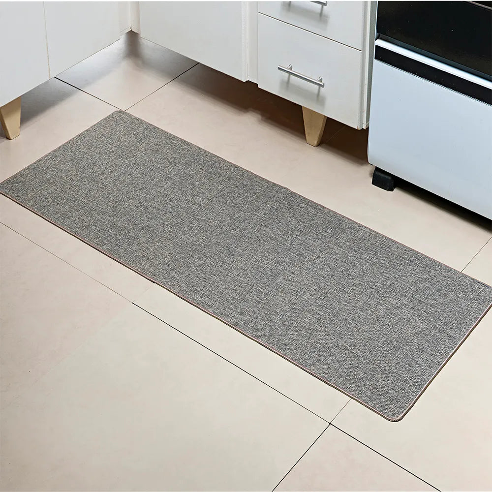 Tapete Nature Cozinha 46×76 cm – Marfim Antiderrapante em Poliéster | Niazitex