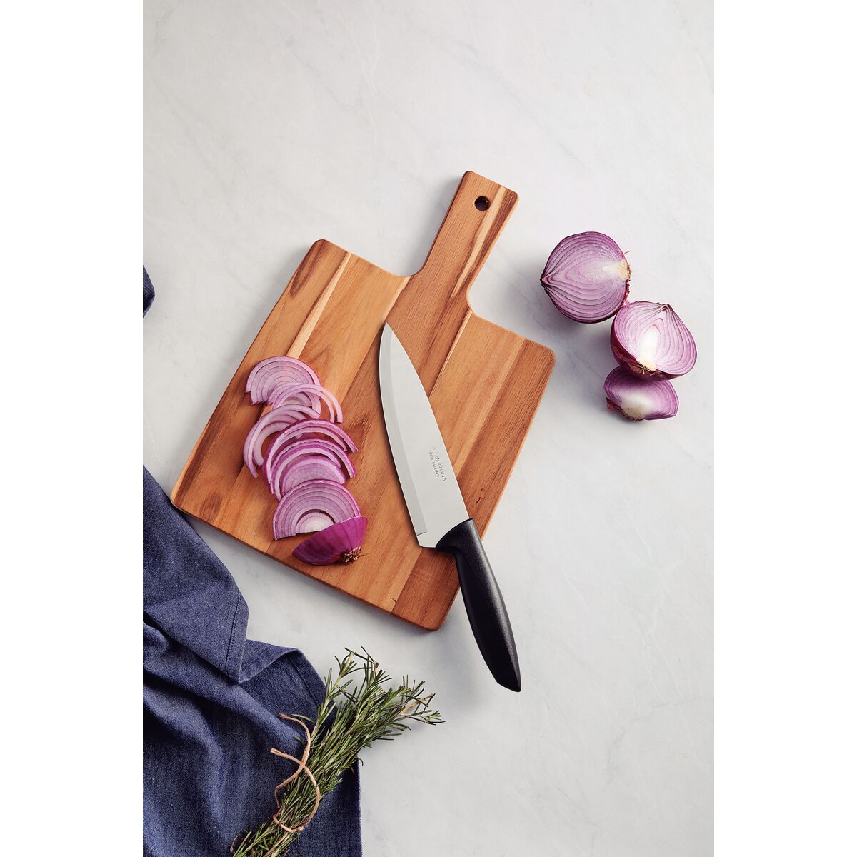 Faca Chef Tramontina Plenus 7" – Lâmina Aço Inox + Cabo Polipropileno Preto