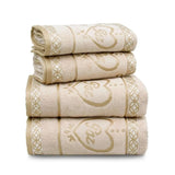 Toalha de Rosto 50×75 cm – Bordada “Fé, Amor e Paz” | Appel Home Algodão