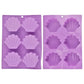 Forma de Silicone Concha 6 Cavidades Art House - Cores Sortidas | Flexível e Resistente