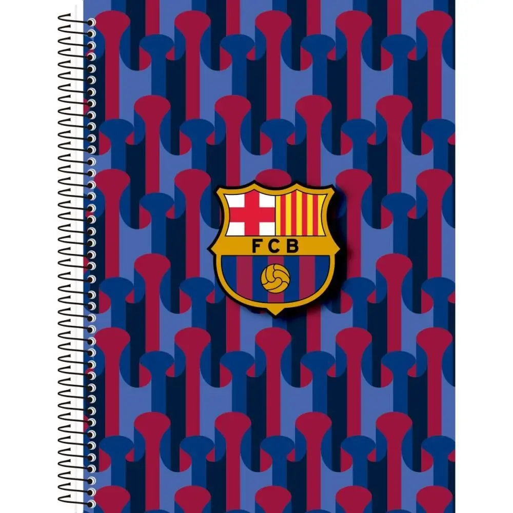 Caderno do Barcelona | Universitário Capa Dura 1 Matéria 80 Folhas | Animativa