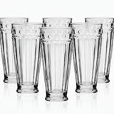 Jogo de 6 Copos Altos de Vidro Hauskraft Imperial 280 ml – Conjunto Alta Qualidade, Durável e Versátil