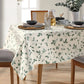 Toalha de Mesa Döhler Clean Athenas Botânica 1,40 m × 2,10 m (Retangular 6 Lugares) – 50% Algodão / 50% Poliéster, Estampa Folhagem, Fácil Limpeza