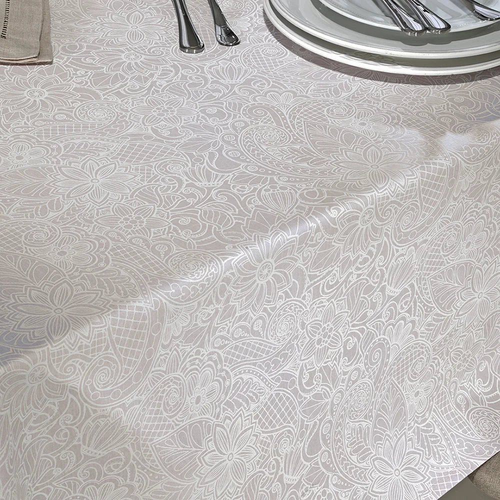 Toalha De Mesa Retangular 6 Lugares Clean Athenas 1,40cm x 2,10 | Dõhler