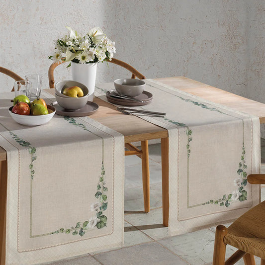 Trilho de Mesa Renova Estampado Bôtanica 45 cm x 1,60 | Dõhler
