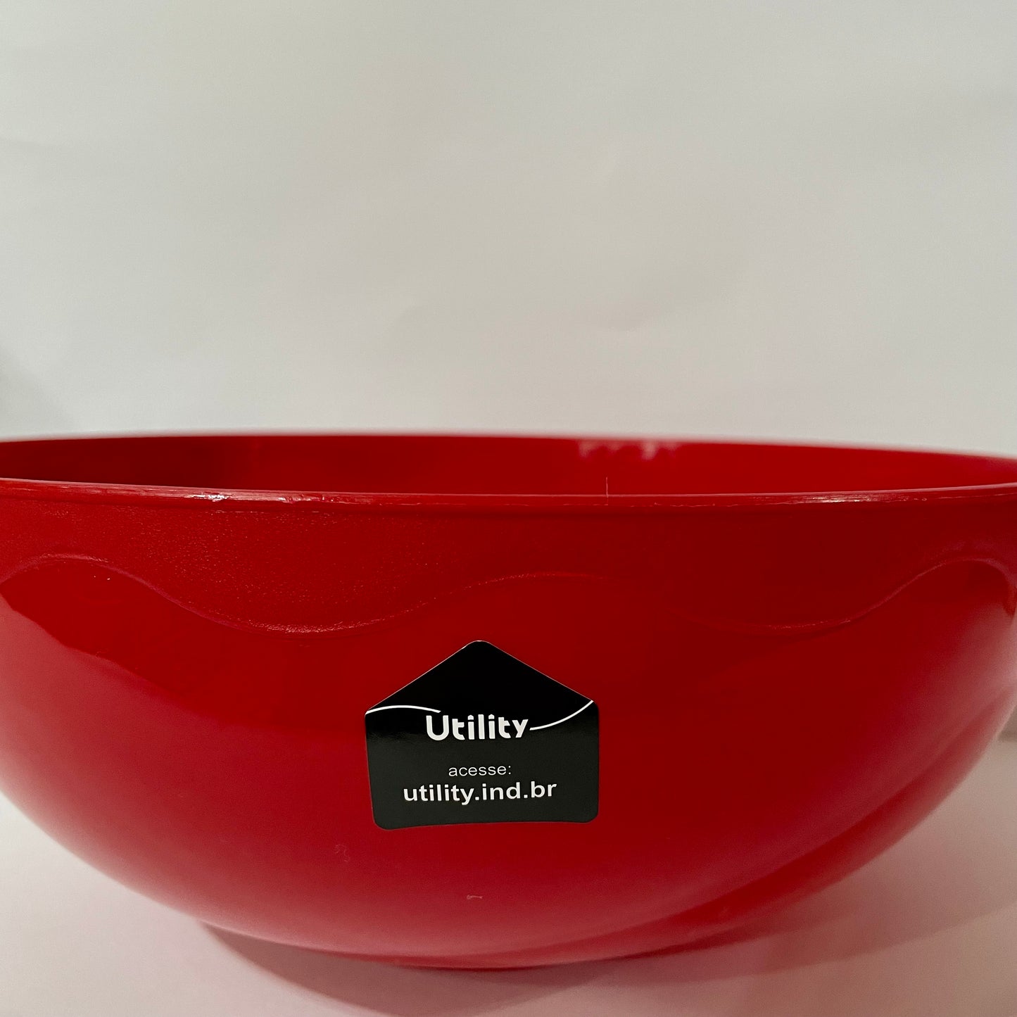 Saladeira de Plástico 2,5 Litros  - Vermelho Bold | Utility
