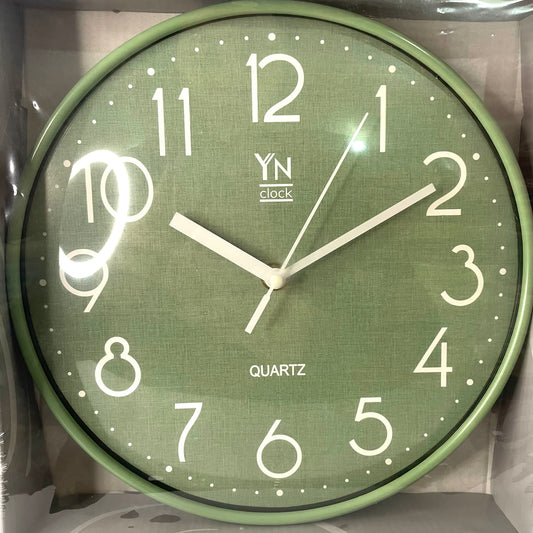 Relógio de Parede Decorativo 25 cm - Verde | Yn Clock