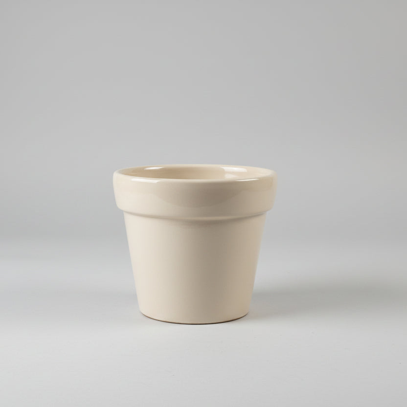 Vaso para Plantas em Cerâmica – Cachepot Médio Liso 11×12,5 cm | Decorativo e Funcional – StarBella | Jardinagem & Decoração