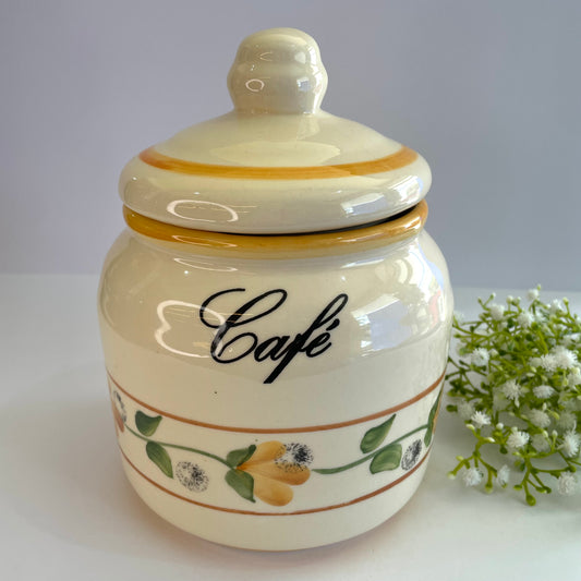 Pote de Mantimento Café em Cerâmica – Star Bella | Armazenamento com Estilo e Qualidade