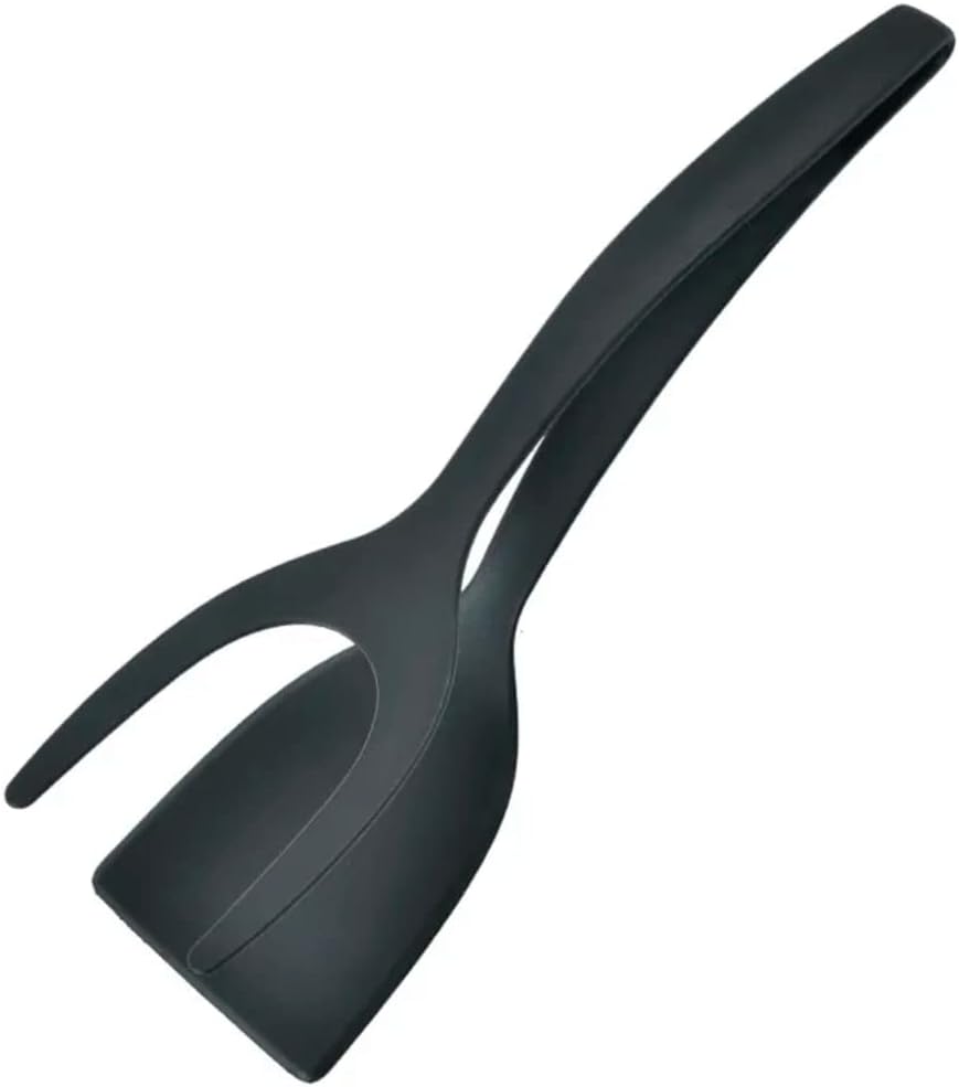 Espátula Clip Nylon 31 cm BigSul 22751 – Para Virar Ovos e Panquecas, Cabo Resistente, Antiaderente