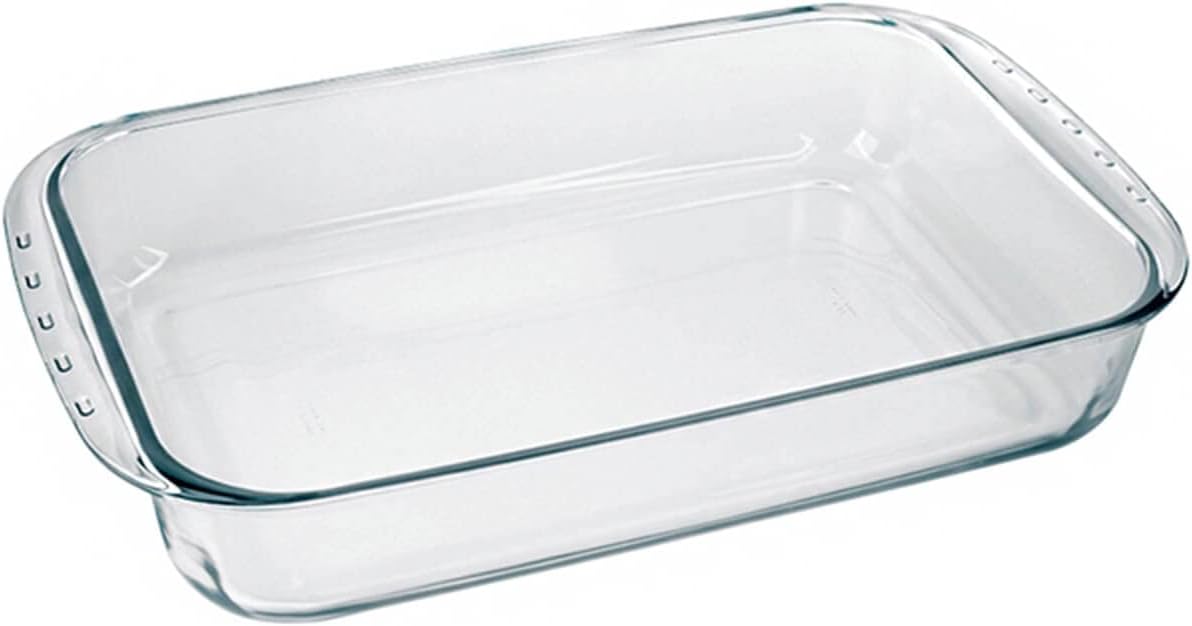 Assadeira Marinex 3,7 L Retangular Funda – Vidro Refratário Nadir | Micro‑ondas, Freezer, Lava‑Louças