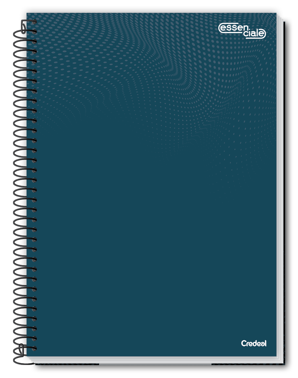 Caderno Essenciale | 8 Opções de Capas | Universitário Capa Dura 1 Matéria 80 Folhas | Credeal