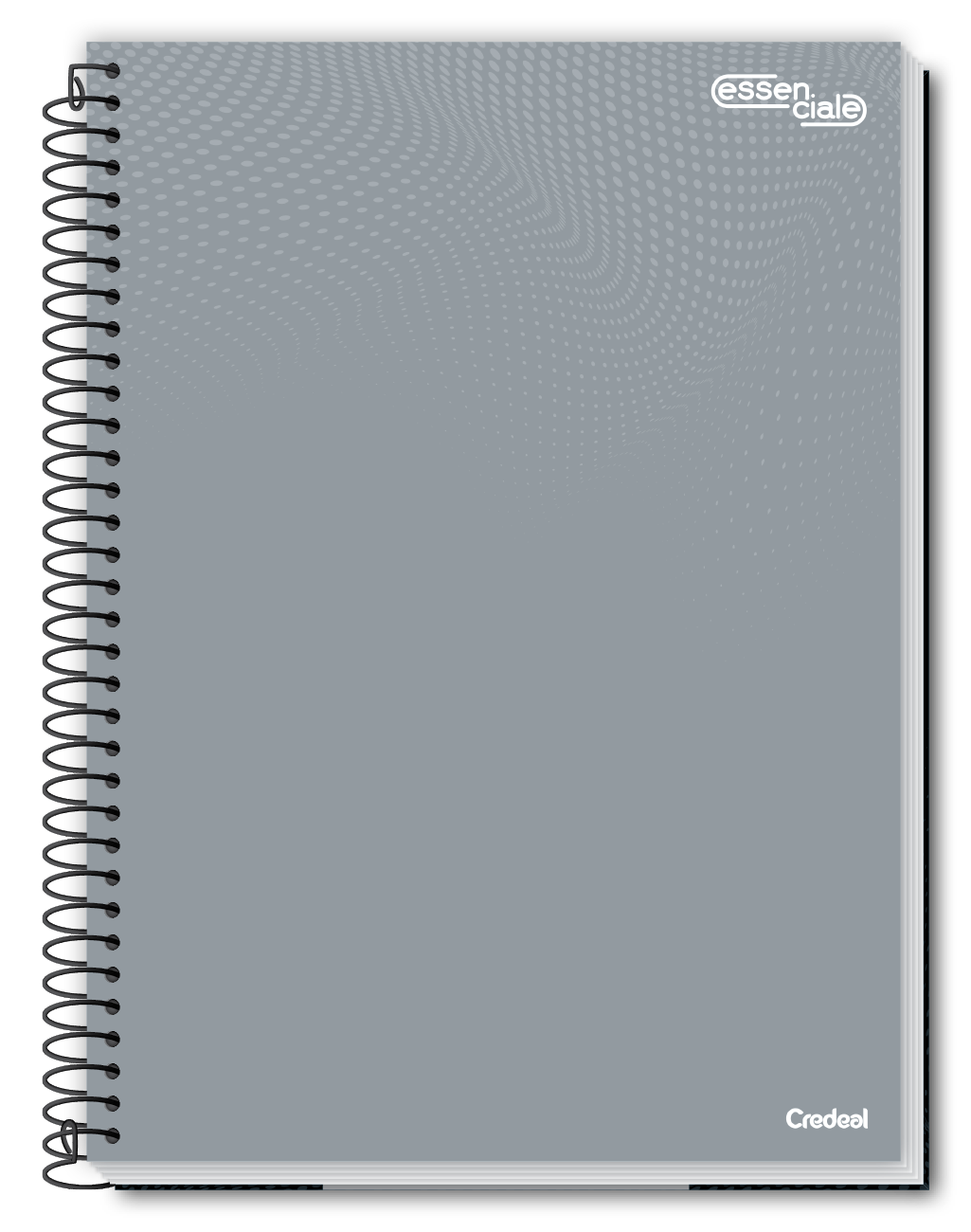 Caderno Essenciale | 8 Opções de Capas | Universitário Capa Dura 1 Matéria 80 Folhas | Credeal