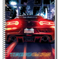 Caderno TecnoCars | Universitário Capa Dura 1 Matéria 96 Folhas | Credeal