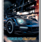Caderno TecnoCars | Universitário Capa Dura 1 Matéria 96 Folhas | Credeal