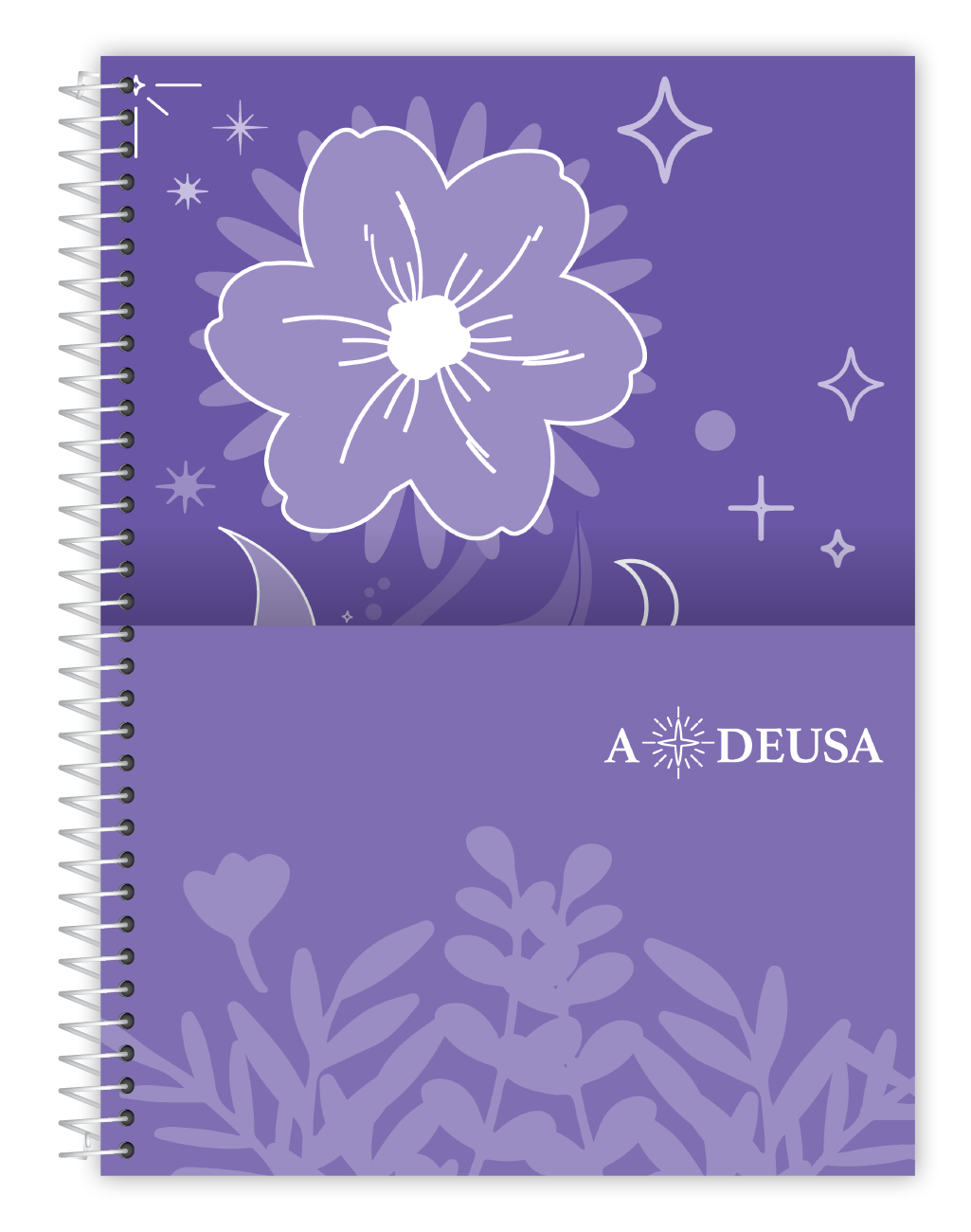 Caderno A Deusa | Universitário Capa Dura 1 Matéria 80 Folhas | Credeal