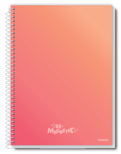 Caderno Be-Magnetic | Universitário Capa Dura 10 Matérias 160 Folhas | Credeal