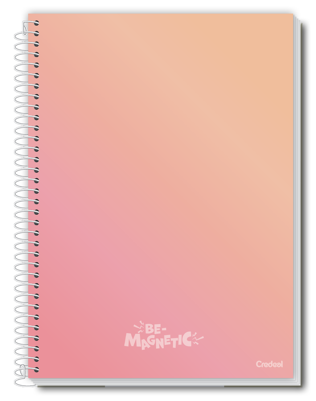 Caderno Be-Magnetic | Universitário Capa Dura 1 Matérias 80 Folhas | Credeal