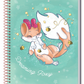 Caderno Foxy Teen | Universitário Capa Dura 1 Matéria 80 Folhas | Credeal