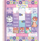 Caderno Foxy Teen | Universitário Capa Dura 1 Matéria 80 Folhas | Credeal