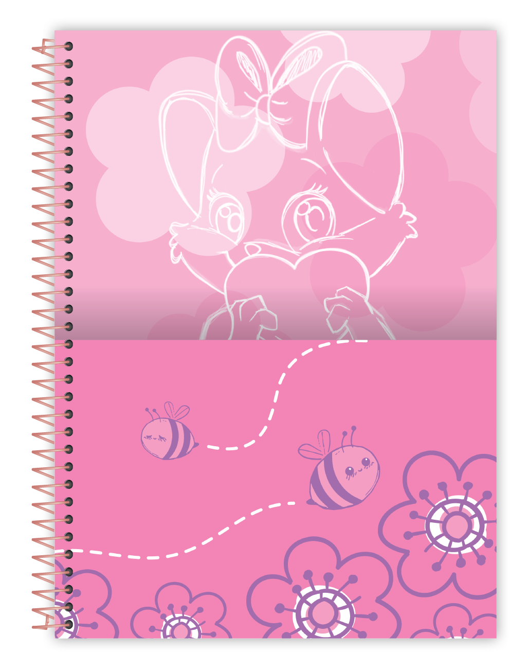 Caderno Foxy Teen | Universitário Capa Dura 1 Matéria 80 Folhas | Credeal