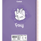 Caderno Foxy Teen | Universitário Capa Dura 1 Matéria 80 Folhas | Credeal