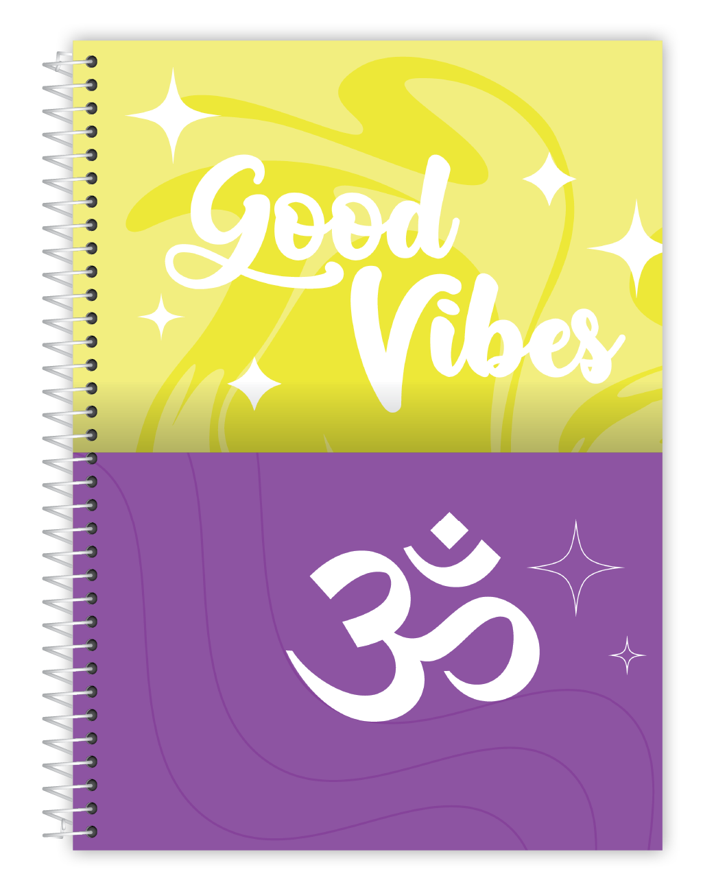Caderno Mantras | Universitário Capa Dura 1 Matérias 80 Folhas | Credeal