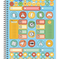 Caderno Original Arts | Universitário Capa Dura 1 Matérias 80 Folhas | Credeal