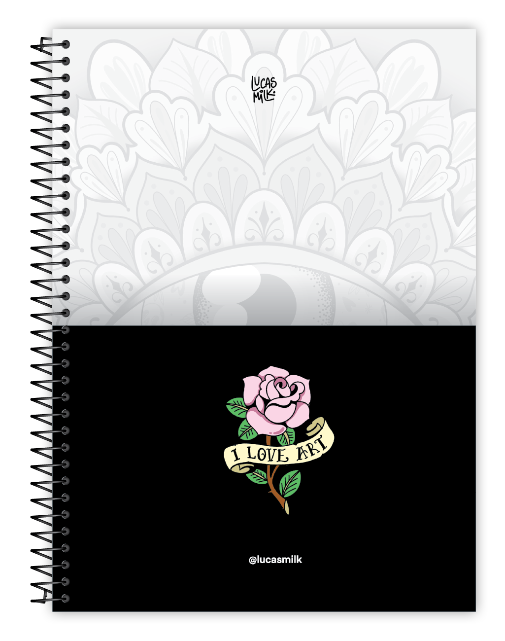 Caderno Original Arts | Universitário Capa Dura 1 Matérias 80 Folhas | Credeal