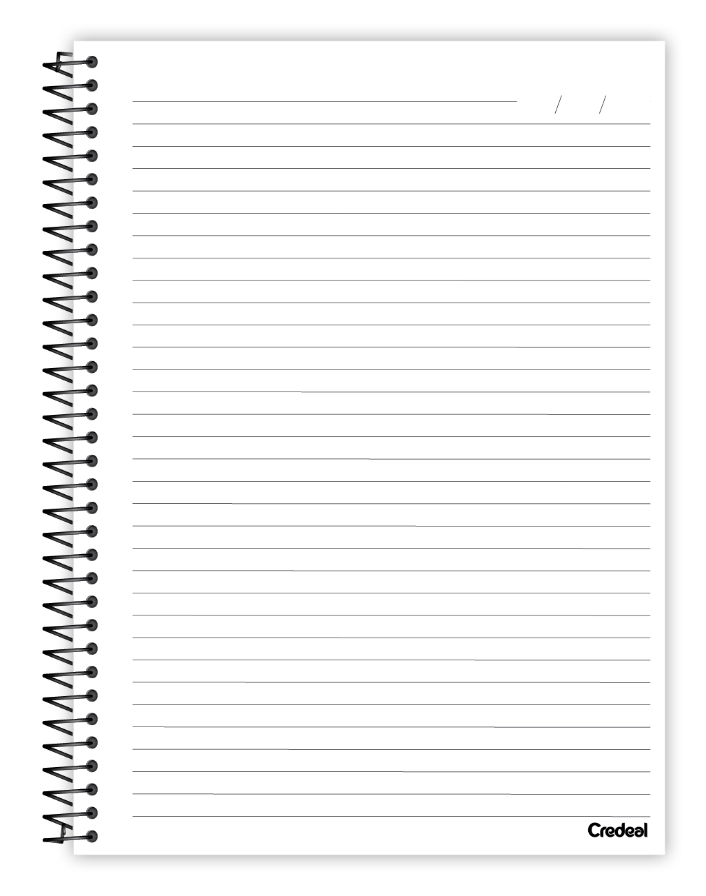 Caderno Original Arts | Universitário Capa Dura 1 Matérias 80 Folhas | Credeal