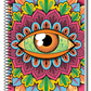 Caderno Original Arts | Universitário Capa Dura 1 Matérias 80 Folhas | Credeal