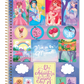 Caderno Princesa Fashion | Universitário Capa Dura 1 Matéria 80 Folhas | Credeal