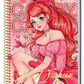 Caderno Princesa Fashion | Universitário Capa Dura 1 Matéria 80 Folhas | Credeal