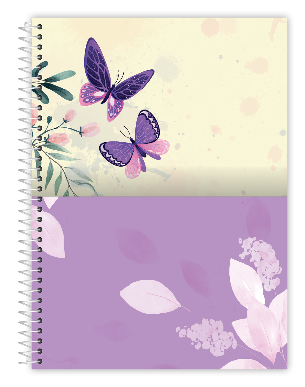 Caderno Purpurina | Universitário Capa Dura 1 Matérias 80 Folhas | Credeal