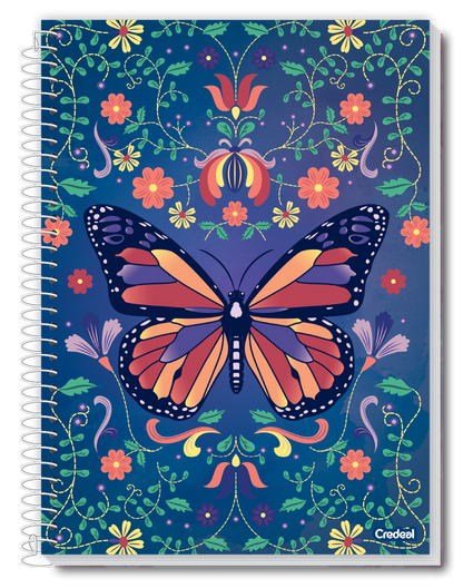 Caderno Purpurina | Universitário Capa Dura 1 Matérias 80 Folhas | Credeal