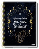 Caderno Stamp | Universitário Capa Dura 1 Matérias 80 Folhas | Credeal