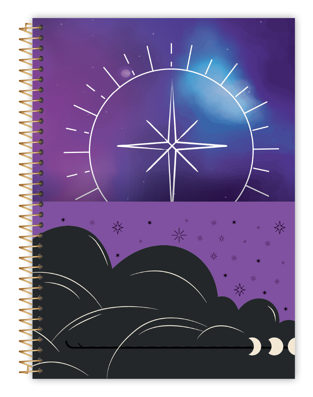 Caderno Stamp | Universitário Capa Dura 1 Matérias 80 Folhas | Credeal