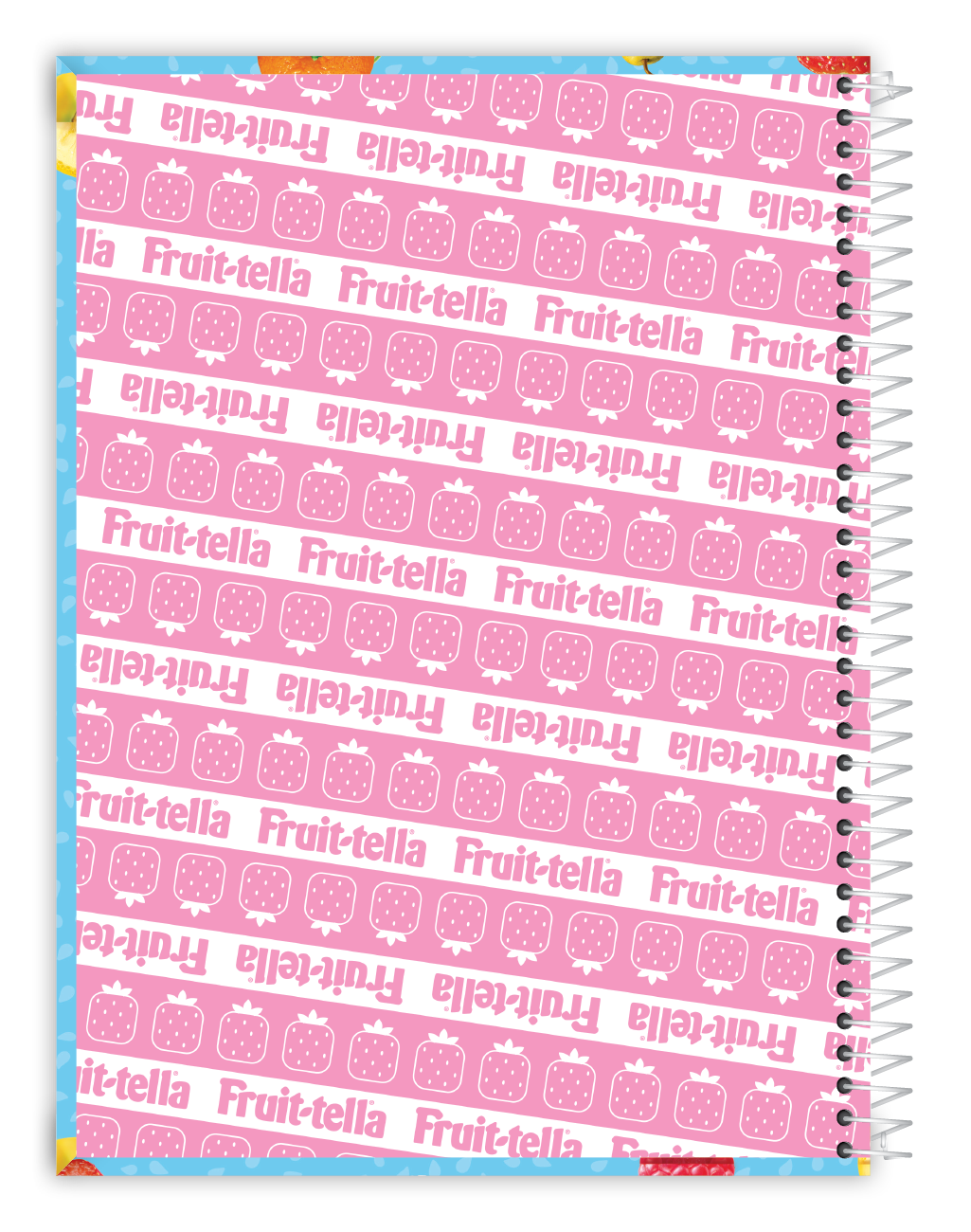 Caderno Fruit-Tella | Universitário Capa Dura 10 Matérias 160 Folhas | Credeal
