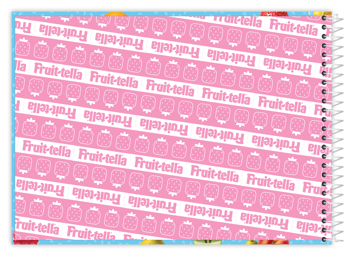 Caderno de Desenho Fruit-Tella | Universitário Capa Dura 80 Folhas | Credeal