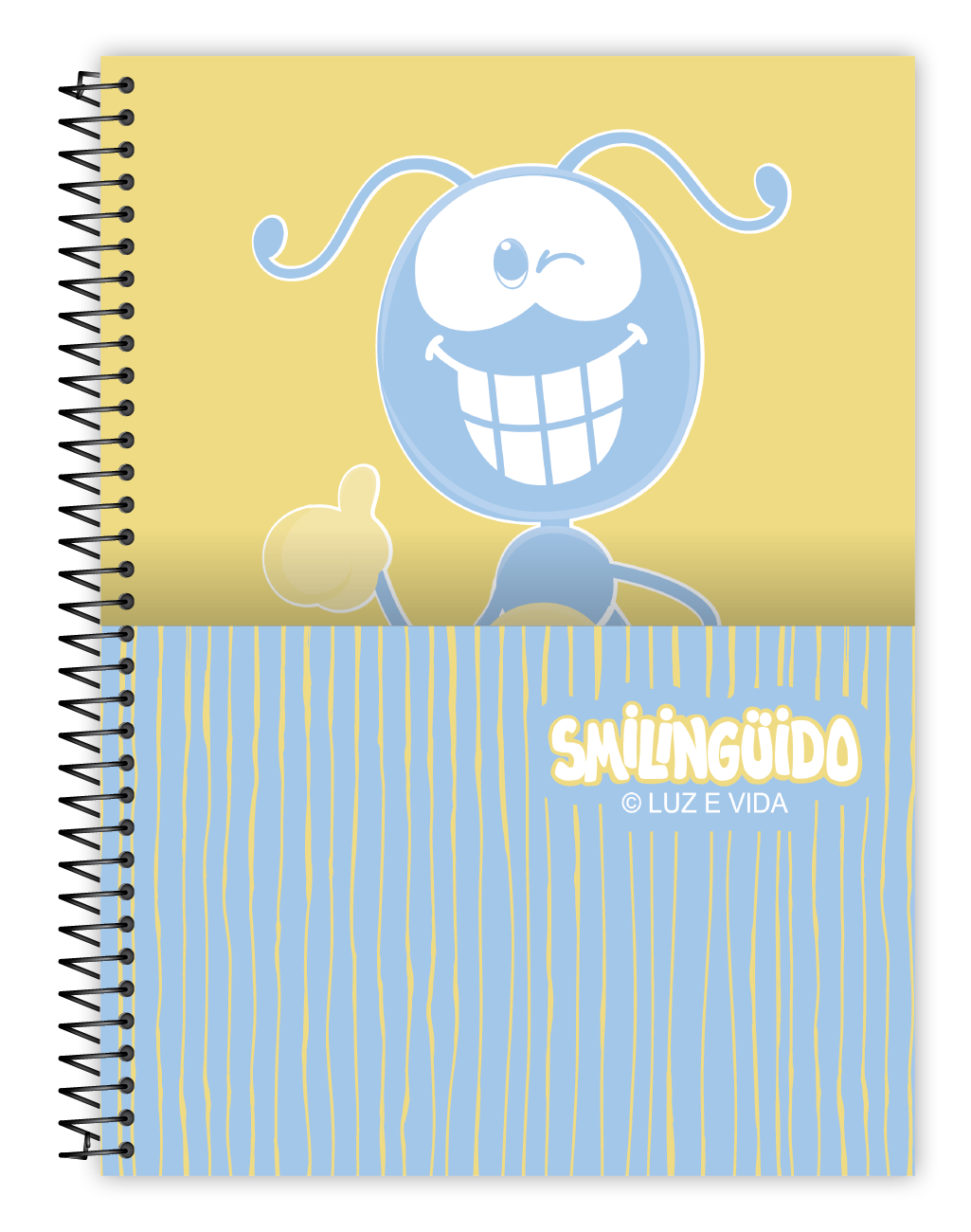 Caderno Smilinguido | Universitário Capa Dura 1 Matéria 80 Folhas | Credeal