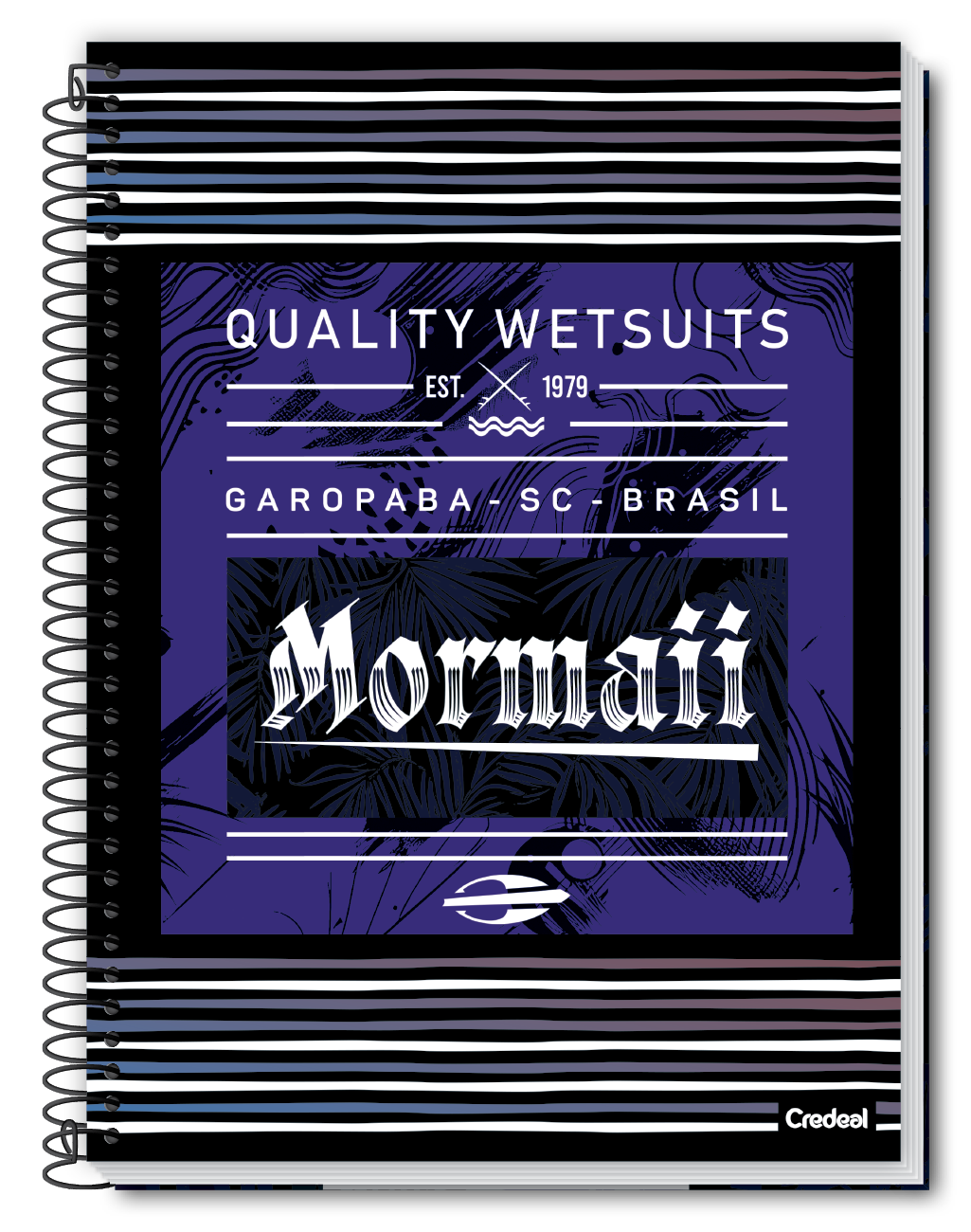 Caderno Mormaii Uma Matéria 96 Folhas | Credeal Cadernos